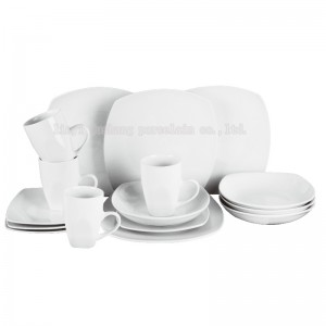 table ware-16piece porcelain dinner set with print decal