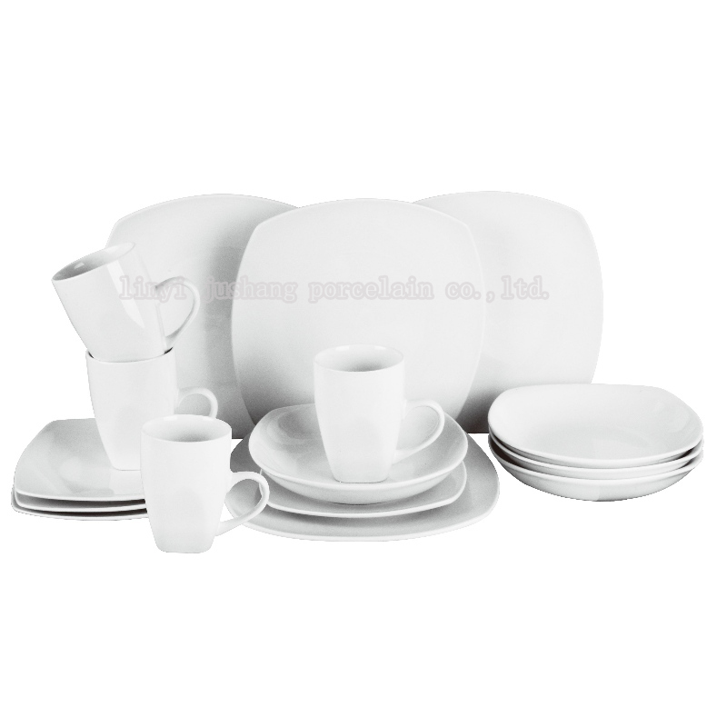 table ware-16piece porcelain dinner set with print decal